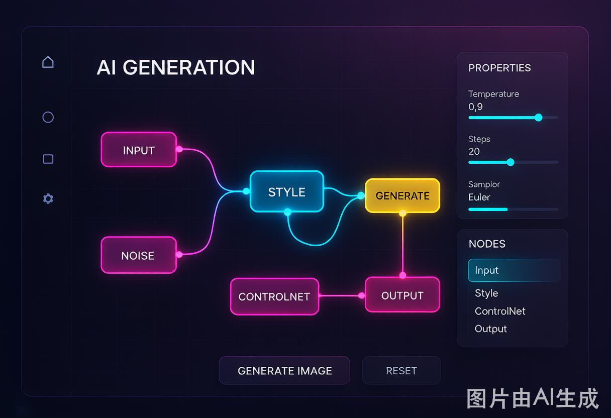 ComfyUI V10：节点式 AI 生成界的「Photoshop」大版本更新